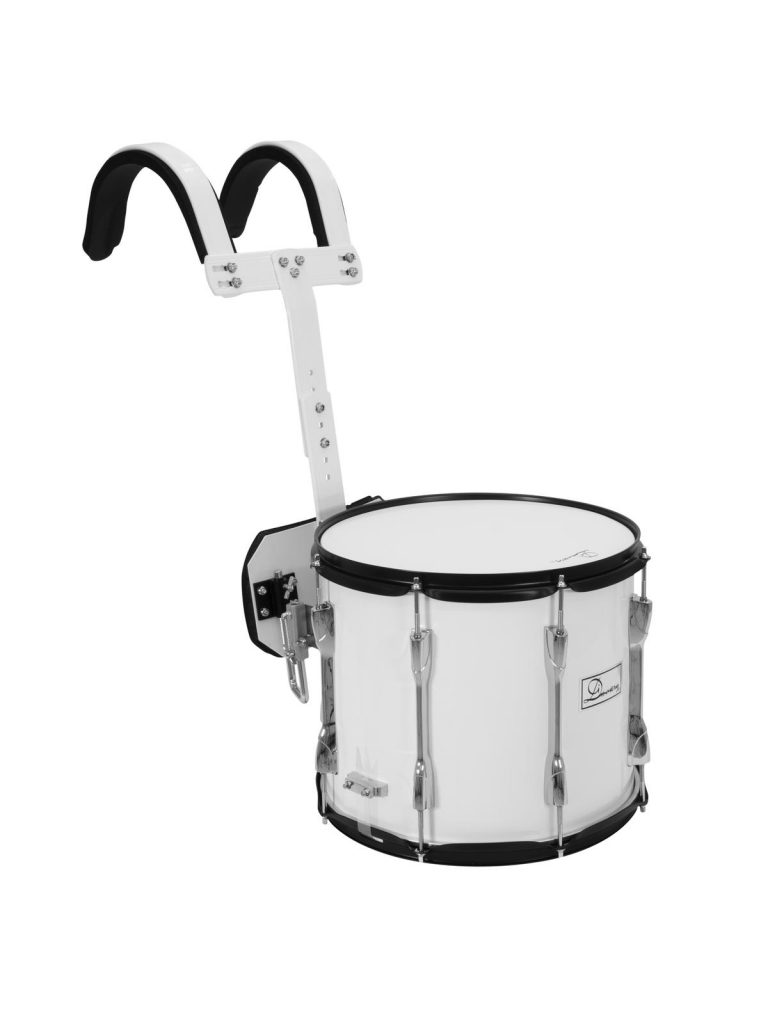 DIMAVERY MS-300 Marching-Snare, white