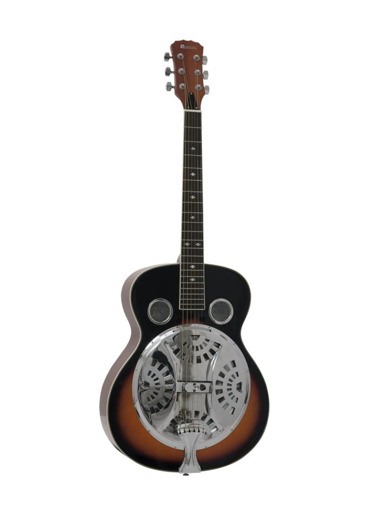 DIMAVERY RS-300 Resonator guitar sunburst