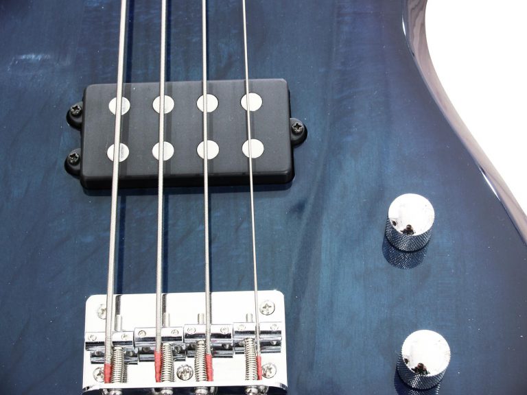 DIMAVERY SB-201 E-Bass, blueburst