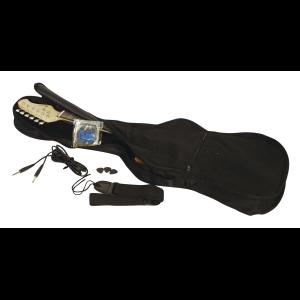 DIMAVERY ST-203 E-Guitar LH, black