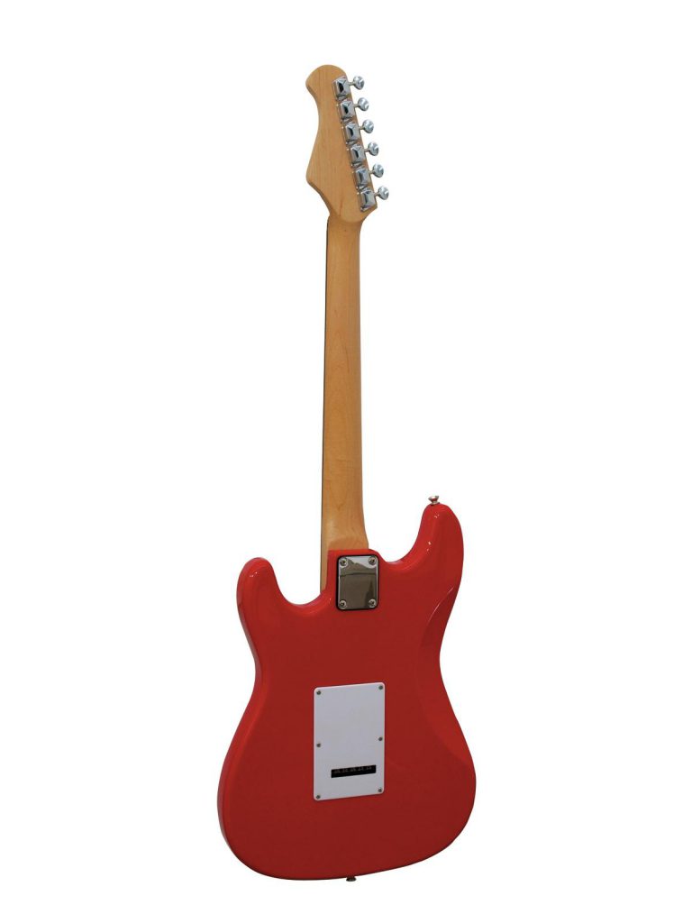 DIMAVERY ST-203 E-Guitar, red