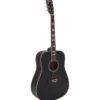 DIMAVERY STW-40 Western guitar, black