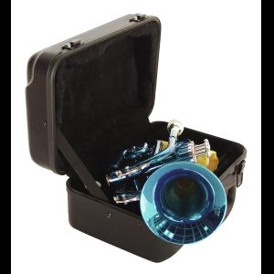 DIMAVERY TP-300 Bb Pocket Trumpet, blue