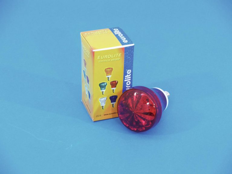 EUROLITE Carnival strobe E-14, red