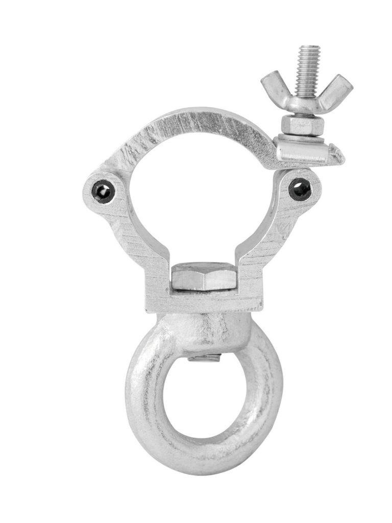 EUROLITE DEC-30E Eye Ring Coupler, silver