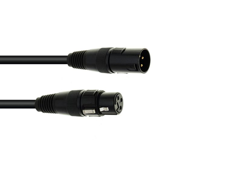 EUROLITE DMX cable XLR 3pin 10m bk