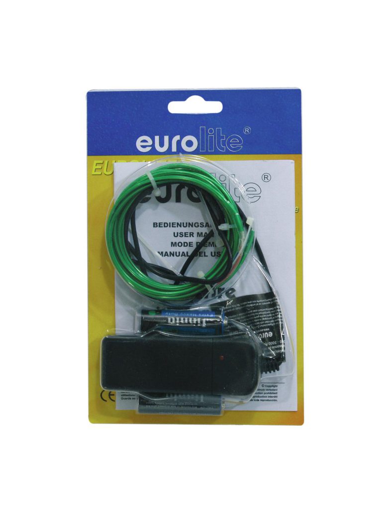 EUROLITE EL Wire 2mm, 2m, green