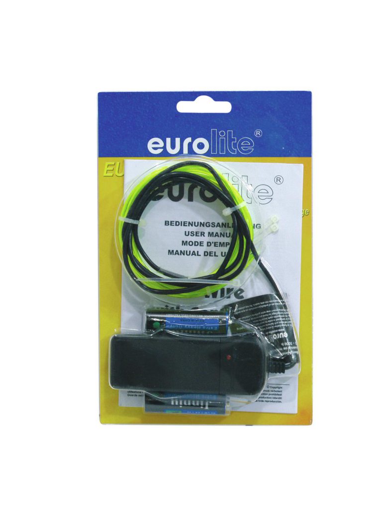 EUROLITE EL Wire 2mm, 2m, yellow