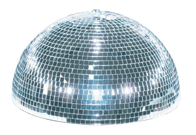 EUROLITE Half Mirror Ball 20cm motorized