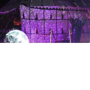 EUROLITE Half Mirror Ball 40cm motorized