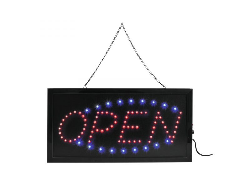 EUROLITE LED Sign OPEN classic