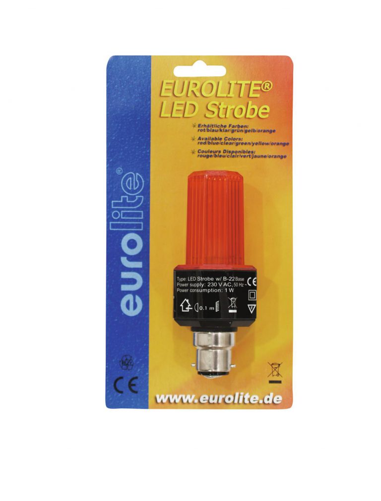 EUROLITE LED Strobe B-22 orange