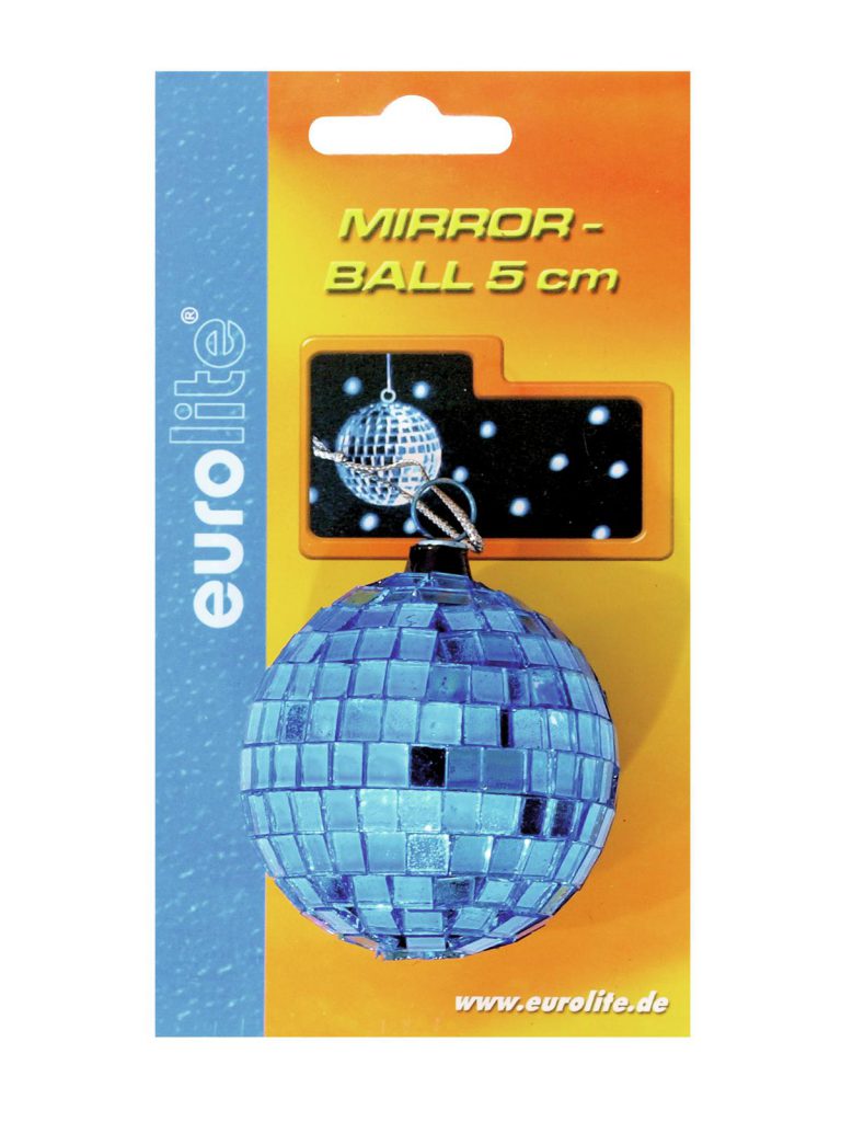 EUROLITE Mirror Ball 5cm blue