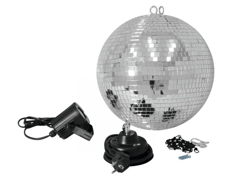 EUROLITE Mirror Ball Set 30cm with LED Spot