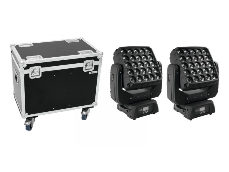 EUROLITE Set 2x LED TMH-X25 Moving-Head + Case