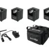 EUROLITE Set 4x AKKU UP-1 + SB-4 Soft-Bag + QuickDMX Wireless tr