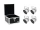 EUROLITE Set 4x LED PAR-56 QCL Short sil + EPS Case