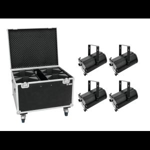 EUROLITE Set 4x LED THA-120PC Theater-Spot + Case