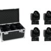 EUROLITE Set 4x LED TMH-14 Moving-Head Zoom Wash + Case