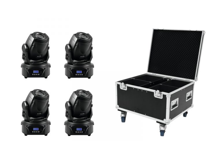 EUROLITE Set 4x LED TMH-60 MK2 + Case