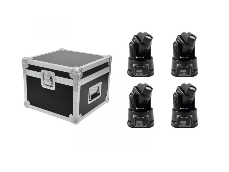 EUROLITE Set 4x LED TMH-8 + Case