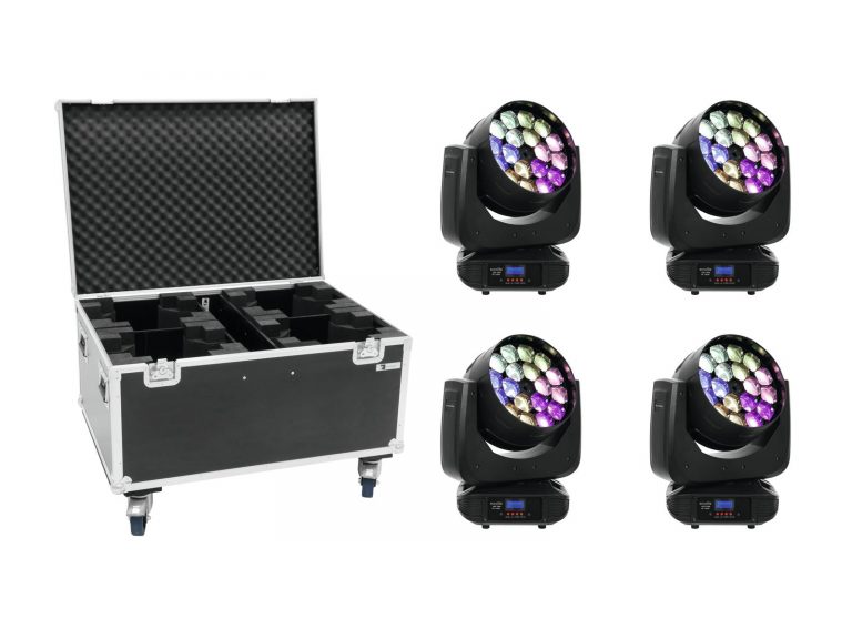 EUROLITE Set 4x LED TMH FE-1800 + Case