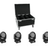 EUROLITE Set 4x LED TMH-X5 + Case