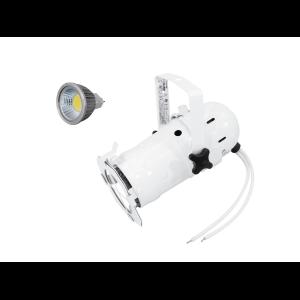 EUROLITE Set PAR-16 Spot wh + MR-16 12V GX-5,3 5W LED COB 6400K