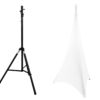 EUROLITE Set STV-40S-WOT Steel Stand + Tripod Cover white