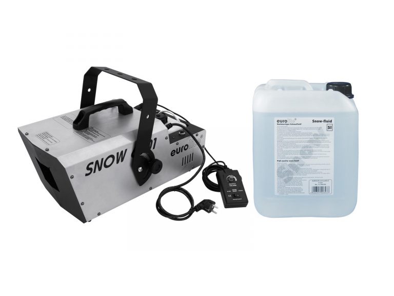 EUROLITE Set Snow 6001 Snow machine + Snow fluid 1l