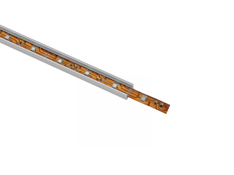 EUROLITE U-profile for LED Strip silver 4m