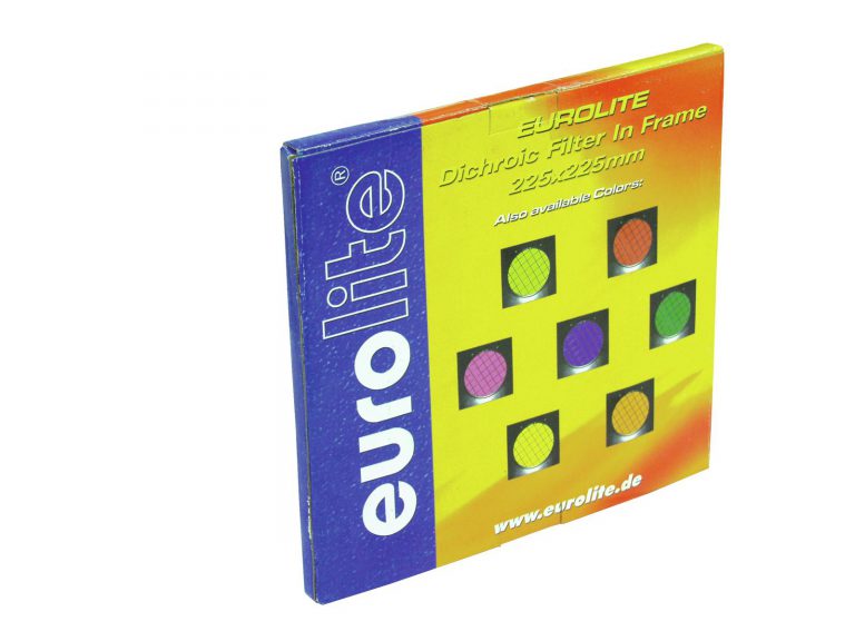 EUROLITE Yellow Dichroic Filter silv. Frame PAR-56