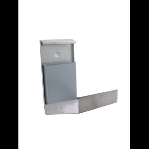 EUROPALMS Ashtray WINDOW, stainless steel