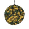 EUROPALMS Boxwood ball with orange LEDs, 40cm