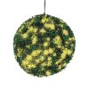 EUROPALMS Boxwood ball with yellow LEDs, 40cm