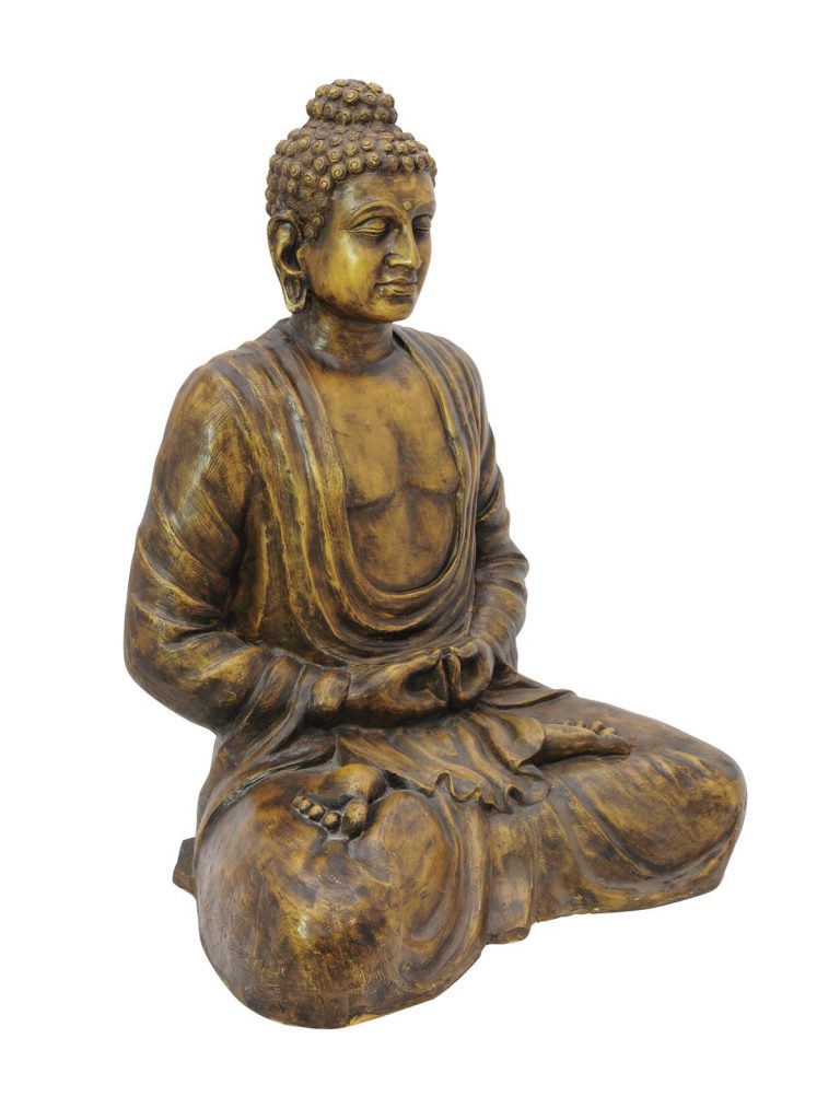 EUROPALMS Buddha, antique-gold, 120cm