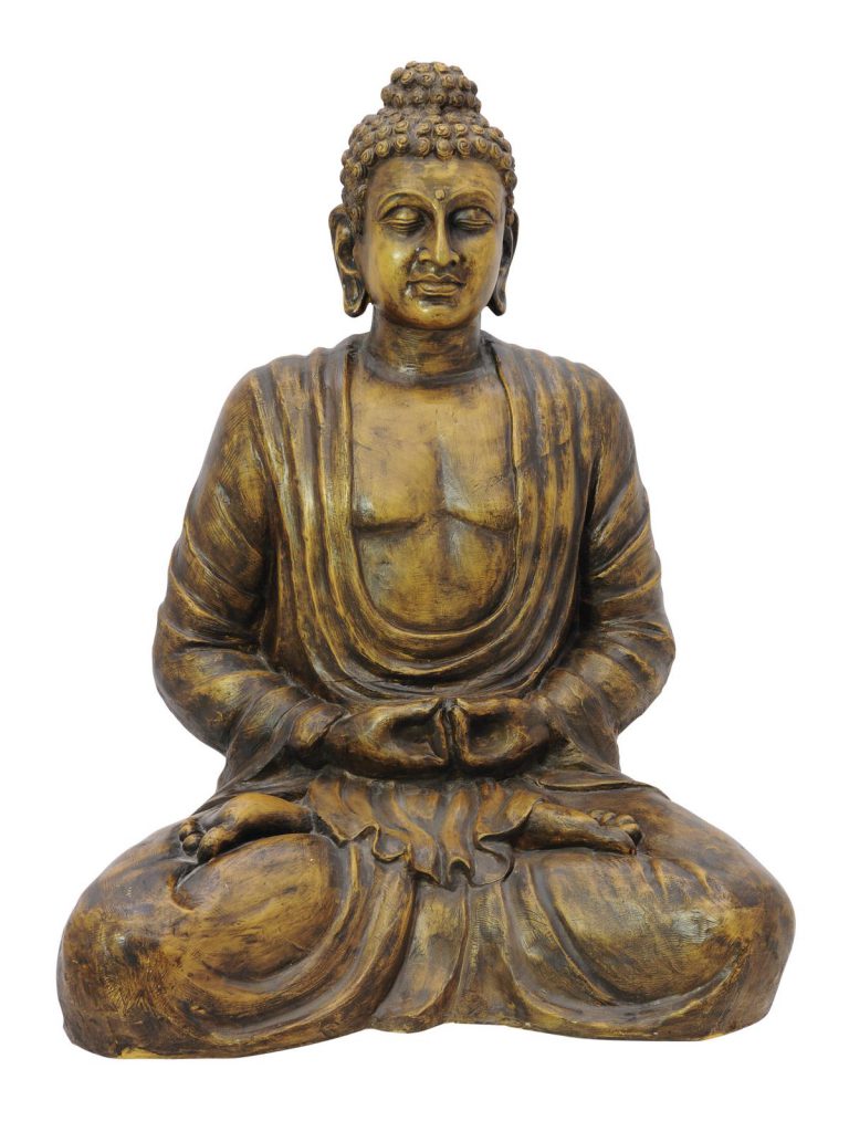 EUROPALMS Buddha, antique-gold, 120cm