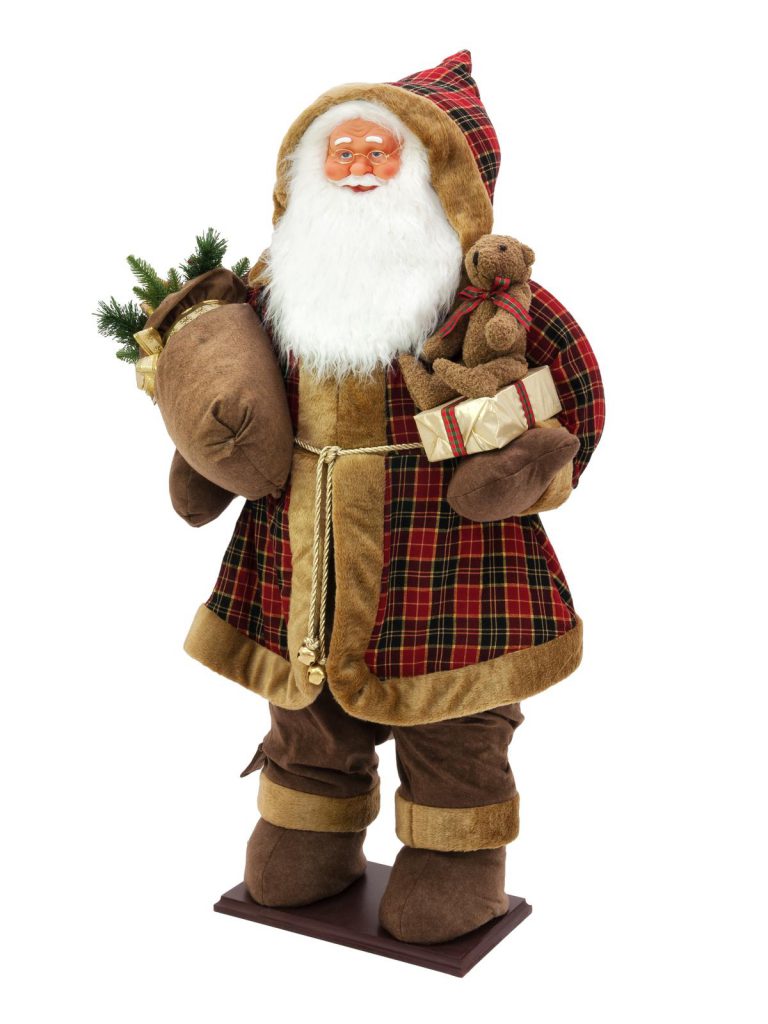 EUROPALMS Bushy beard Santa, inflatable with integrated pump, 16