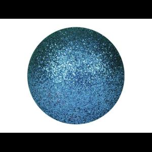 EUROPALMS Deco Ball 3,5cm, blue, glitter 48x