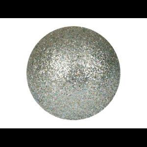 EUROPALMS Deco Ball 3,5cm, silver, glitter 48x