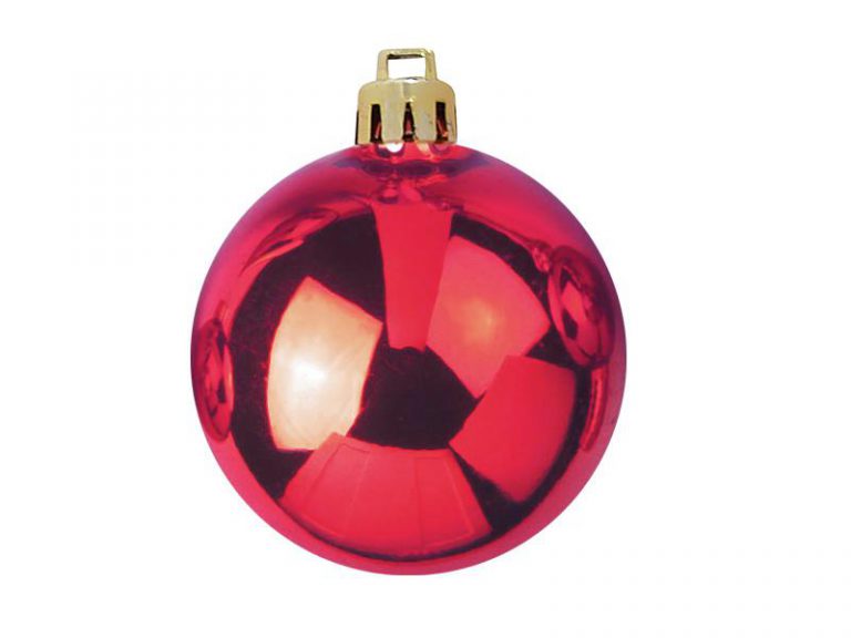 EUROPALMS Deco Ball 7cm, red 6x