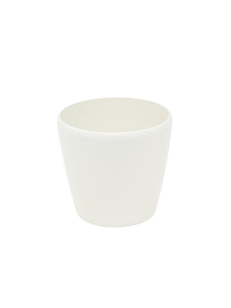 EUROPALMS Deco cachepot LUNA-20, round, white