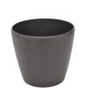 EUROPALMS Deco cachepot LUNA-33, round, espresso