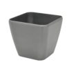 EUROPALMS Deco pot LUNA-20, rectangular, silver