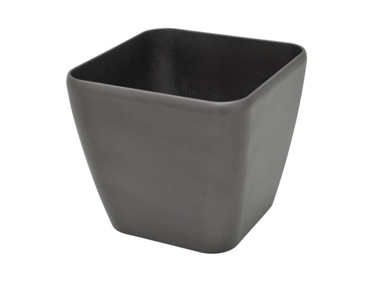 EUROPALMS Deco pot LUNA-20, rectangular,espresso