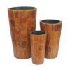 EUROPALMS Deco pot set "AFRICA" 74/54/44cm