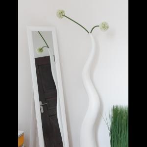 EUROPALMS Design vase WAVE-150, white