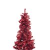 EUROPALMS Fir tree FUTURA, red metallic, 180cm