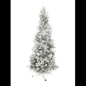 EUROPALMS Fir tree FUTURA, silver metallic, 210cm