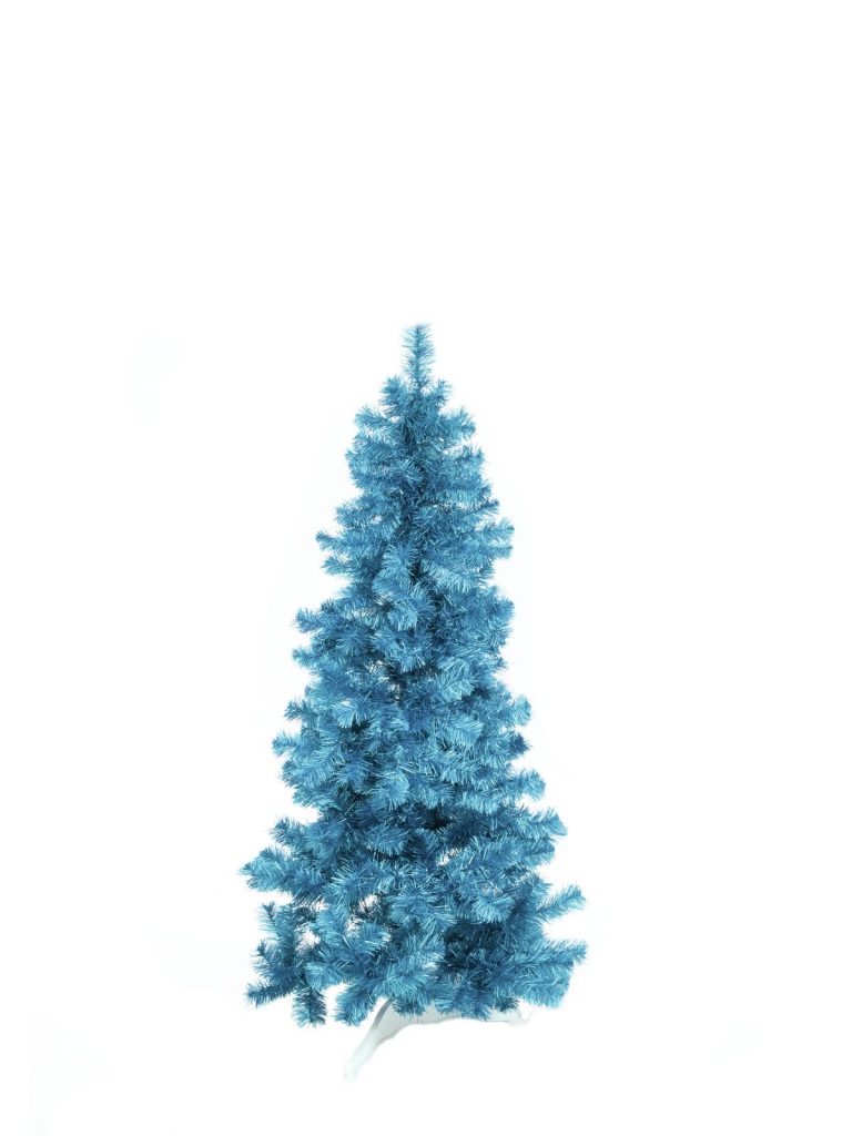 EUROPALMS Fir tree FUTURA, turquoise metallic,180cm